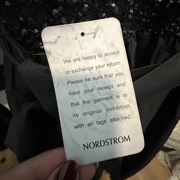 Pisarro Nights | Beaded & Taffeta High-Low Gown - Picture 7 of 7